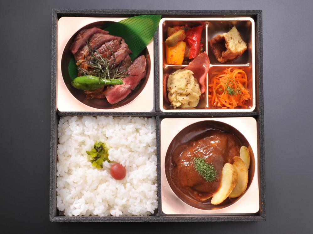 和牛ステーキ＆ハンバーグ弁当