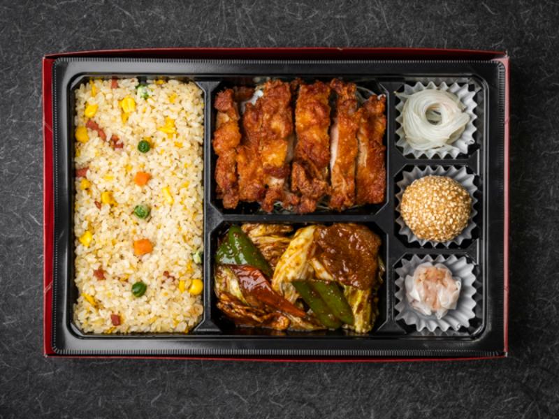 ガッツリ御膳（油淋鶏・回鍋肉）