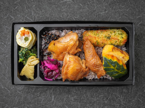 十五穀米 鶏肉の照り焼き