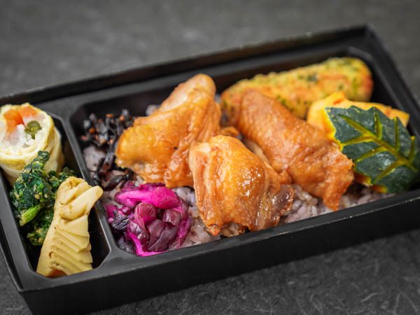 十五穀米 鶏肉の照り焼き