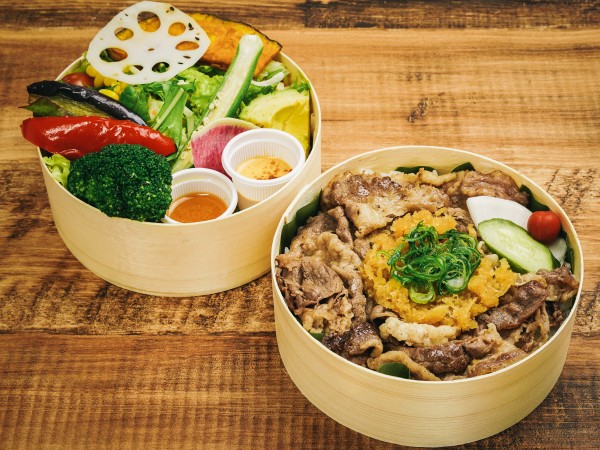 黒毛和牛焼しゃぶ二段弁当