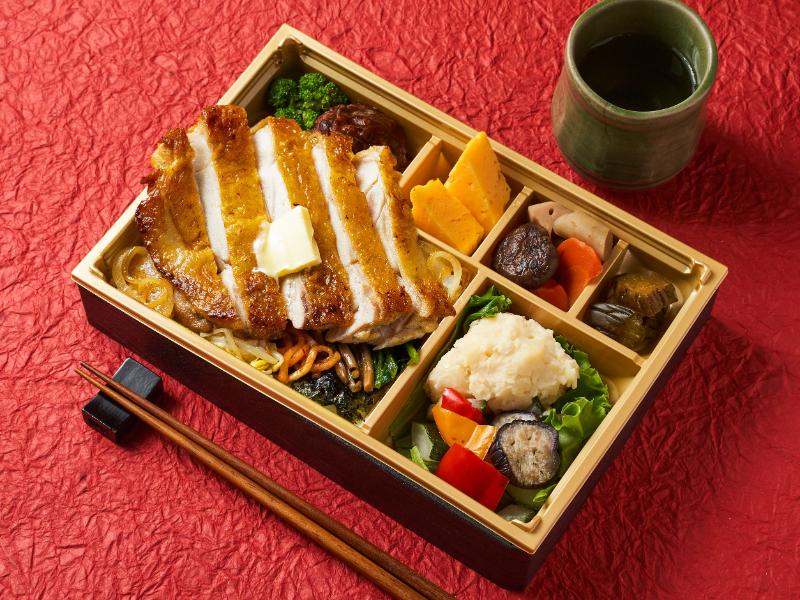 肉屋の鶏照り焼き御膳