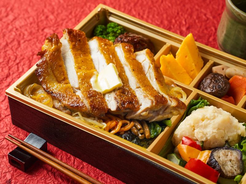 肉屋の鶏照り焼き御膳