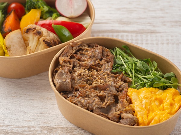 牛甘辛煮わっぱ２段弁当