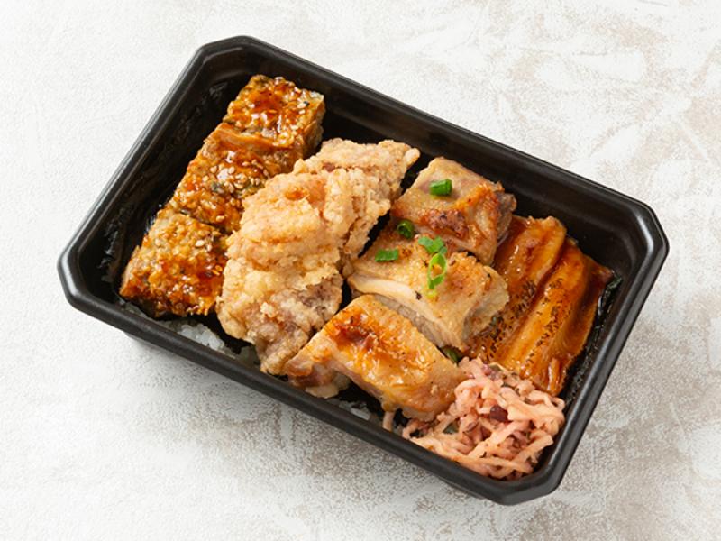 穴子と鶏づくし　海苔弁（白米）