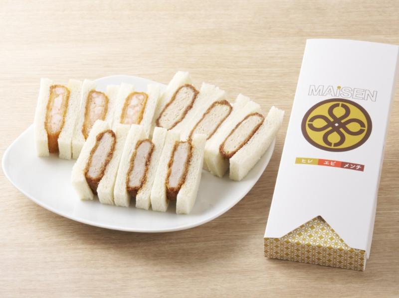 ミックスサンド（ヒレ・エビ・メンチ）