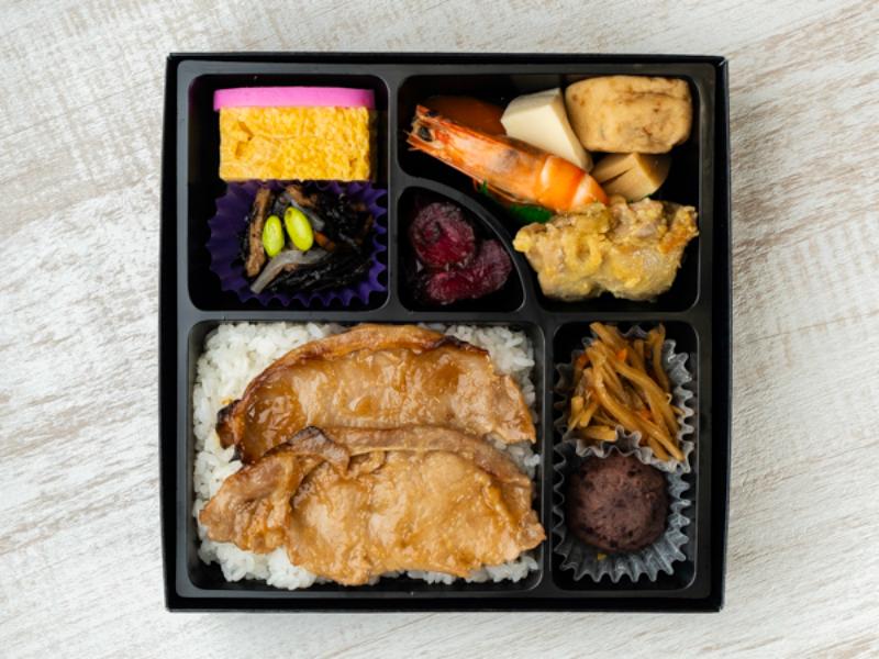 桔梗弁当 豚ロース生姜焼き